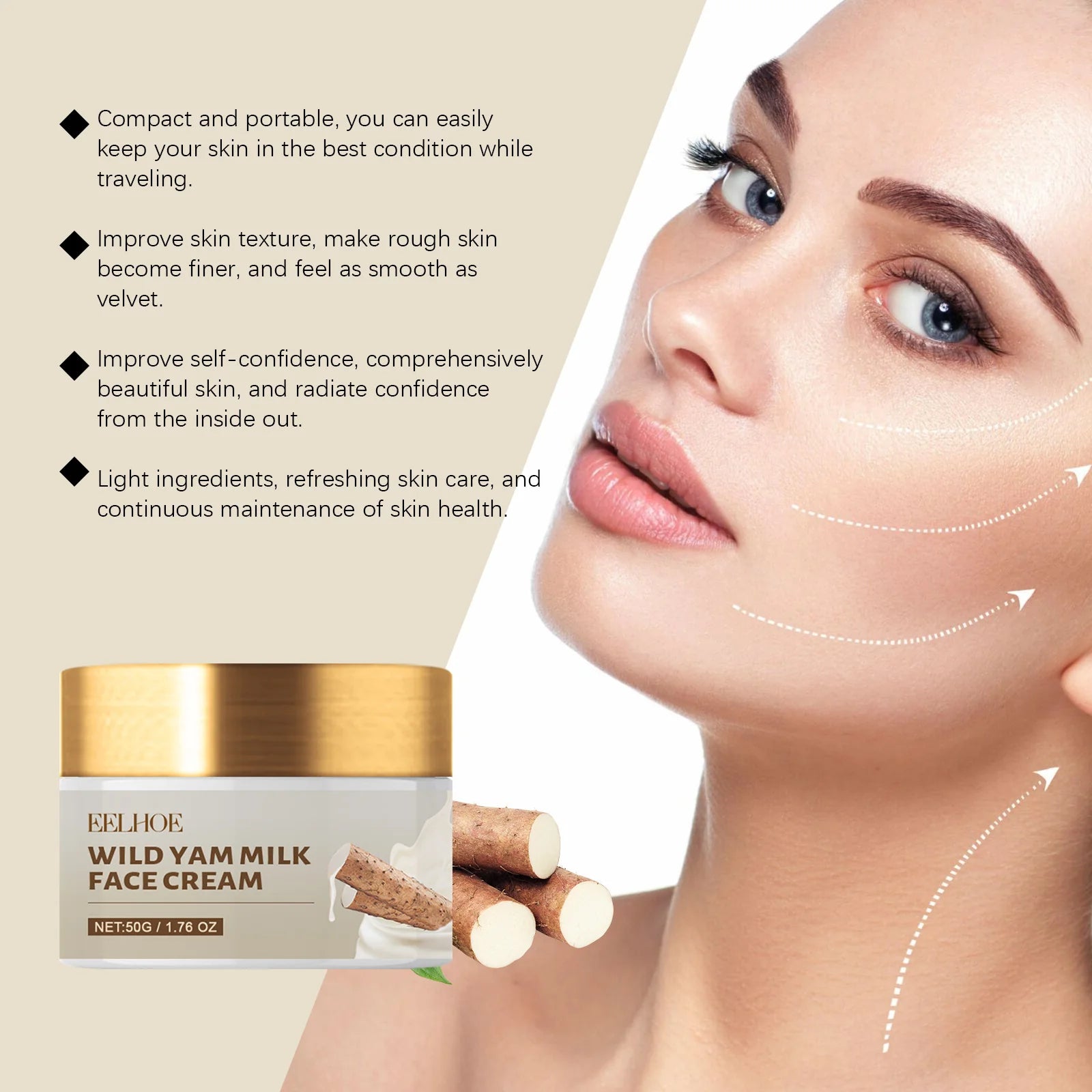 Yam Root Hydrating Recovery Balm Nourishing Facial Care